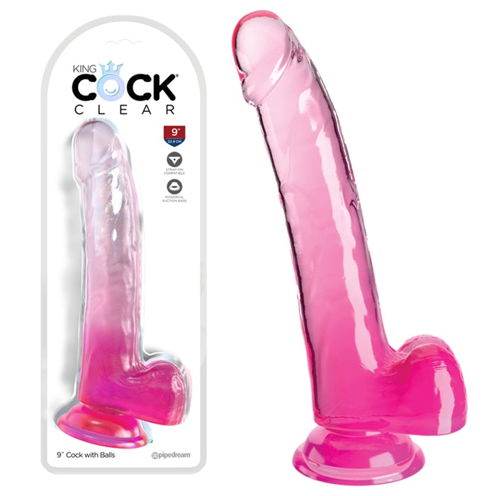 Dildo translucide coloré
