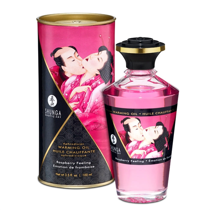 Lotion chauffante et comestible Shunga