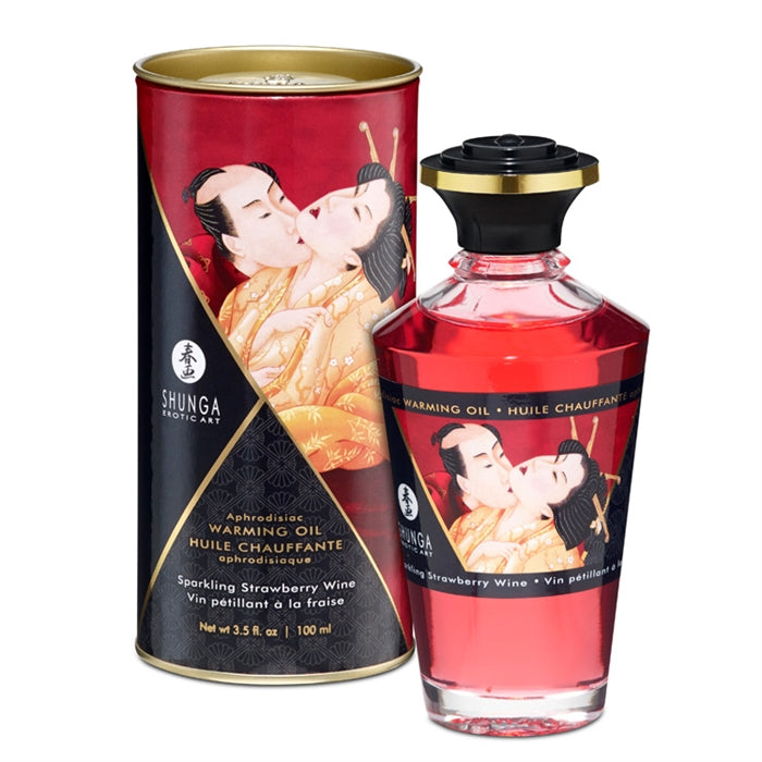Lotion chauffante et comestible Shunga