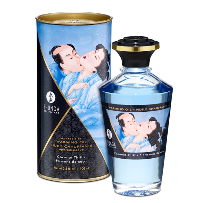Lotion chauffante et comestible Shunga