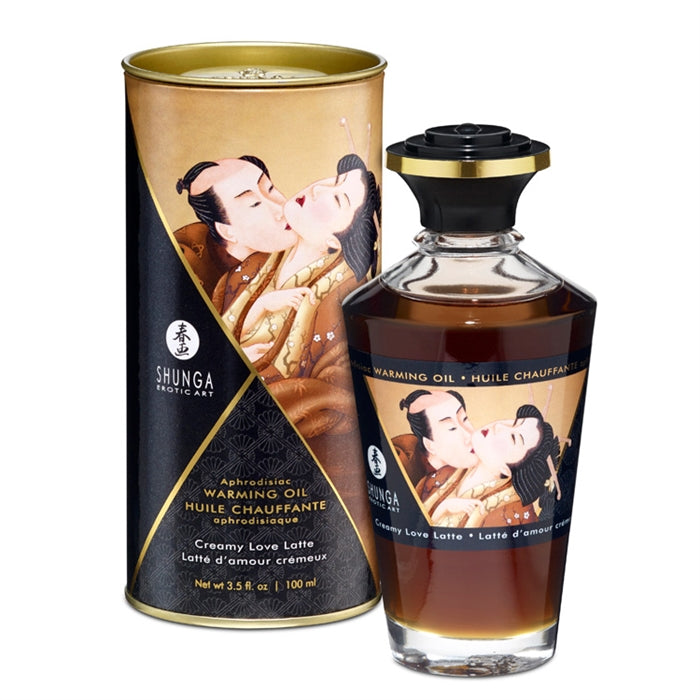 Lotion chauffante et comestible Shunga