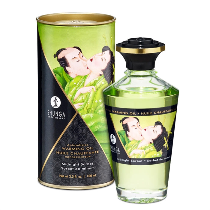Lotion chauffante et comestible Shunga
